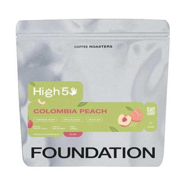 Кофе в зёрнах Foundation Coffee Roasters High5 Kolumbia Peach, 250 г