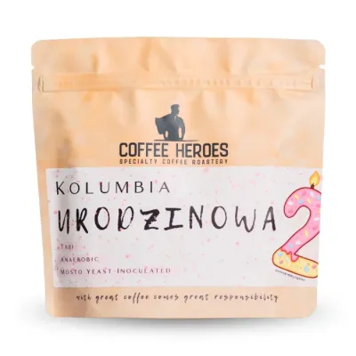 Кофе в зёрнах Coffee Heroes Roastery Kolumbia Urodzinowa, 200 г