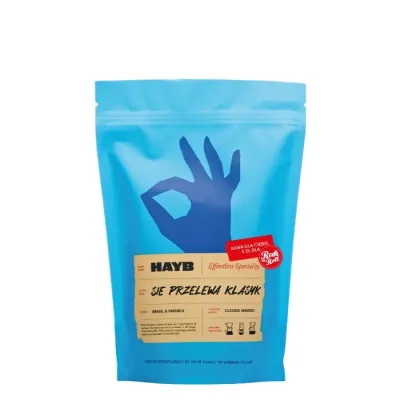 Кофе в зёрнах HAYB Sie Przelewa Klasyk, светлая обжарка, 250 г