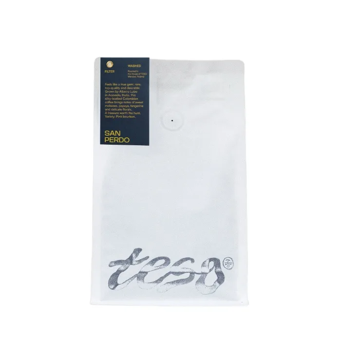Кофе в зёрнах Teso Colombia San Pedro, светлая обжарка, фильтр, 250 г