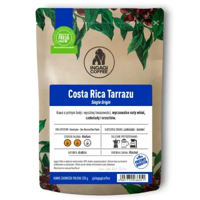 Кофе в зёрнах Ingagi Coffee Costa Rica Tarrazu 1 кг