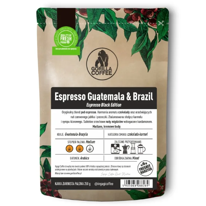 Кофе в зернах Ingagi Coffee Guatemala & Brazil 1 кг