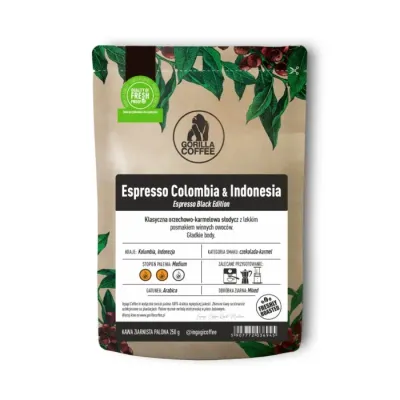 Кофе в зернах Ingagi Coffee Colombia & Indonesia 250 г