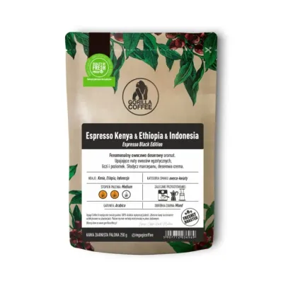 Кофе в зернах Ingagi Coffee Kenya & Ethiopia & Indonesia 250 г