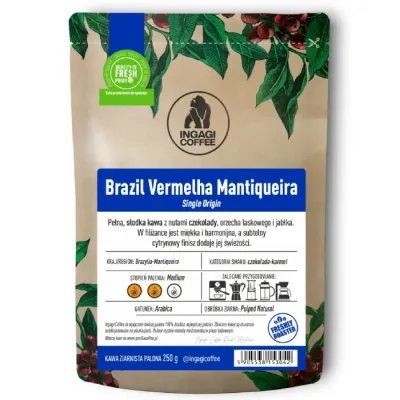 Кофе в зернах Ingagi Brazil Vermelha Mantiqueira 1 кг