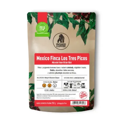 Кофе в зернах Ingagi Mexico Finca Los Tres Picos 250 г