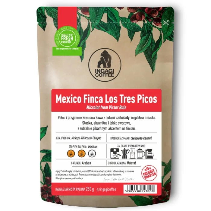 Кофе в зернах Ingagi Mexico Finca Los Tres Picos 1 кг
