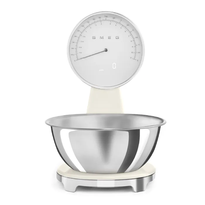 Цифровые кухонные весы Smeg KSF01CRWW - Кремовый глянец