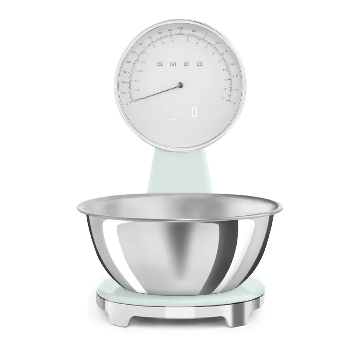 Цифровые кухонные весы Smeg KSF01PGWW - Пастельно-зеленый глянец