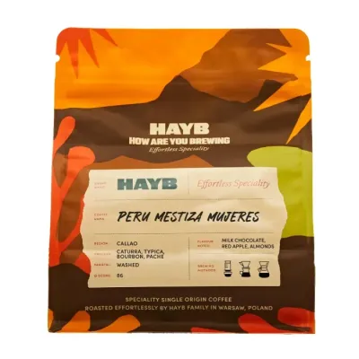Кофе в зёрнах HAYB Peru Mestiza Mujeres светлой обжарки, 250 г
