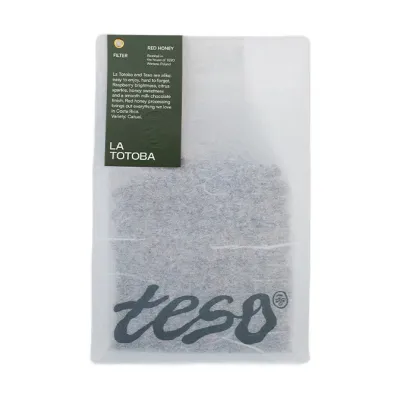 Кофе в зёрнах Teso Kostaryka La Totoba Red Honey светлой обжарки, 250 г