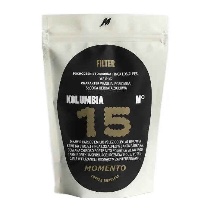 Кофе в зёрнах Momento Kolumbia лот 15 Finca Los Alpes, 250 г