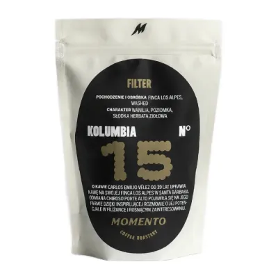Кофе в зёрнах Momento Kolumbia лот 15 Finca Los Alpes, 250 г
