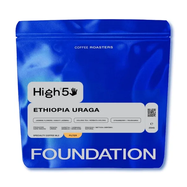 Кофе в зернах Foundation Coffee Roasters High5 Ethiopia Uraga Filtr, 250 г