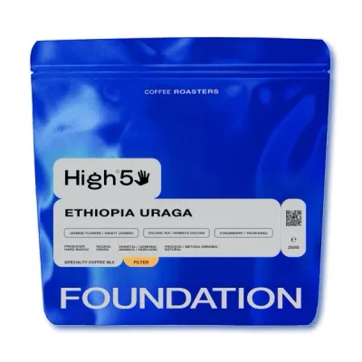 Кофе в зернах Foundation Coffee Roasters High5 Ethiopia Uraga Filtr, 250 г