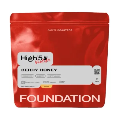 Кофе в зернах Foundation Coffee Roasters High5 Blend Berry Honey Filtr, 250 г