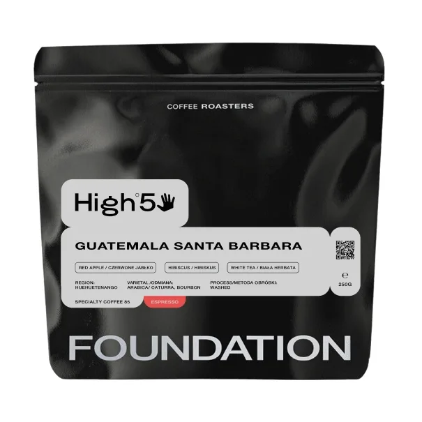 Кофе в зернах Foundation Coffee Roasters High5 Guatemala Santa Barbara Espresso, 250 г