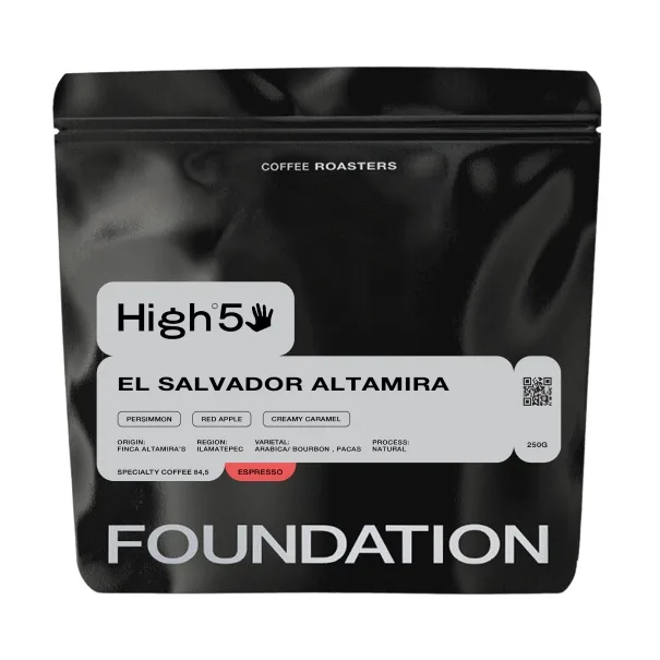 Кофе в зернах Foundation Coffee Roasters High5 Salvador Altamira Espresso, 250 г
