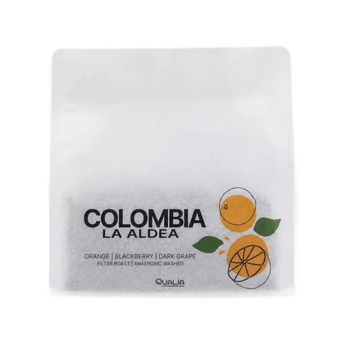 Кофе в зернах Qualia Colombia La Aldea Anaerobic Washed, 200 г