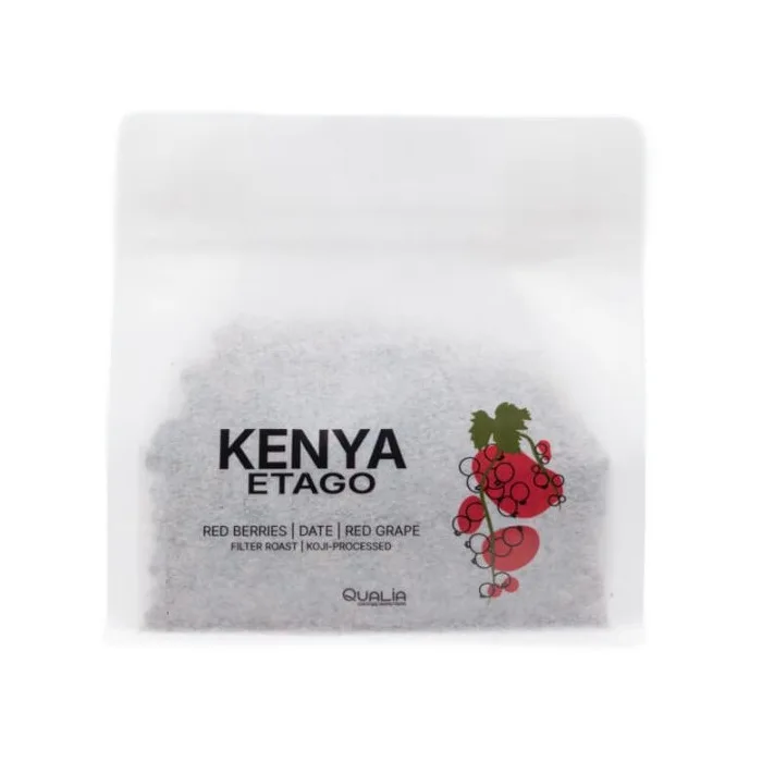 Кофе в зернах Qualia Kenia Etago, светлая обжарка, 200 г