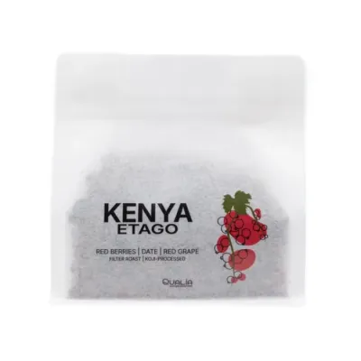 Кофе в зернах Qualia Kenia Etago, светлая обжарка, 200 г