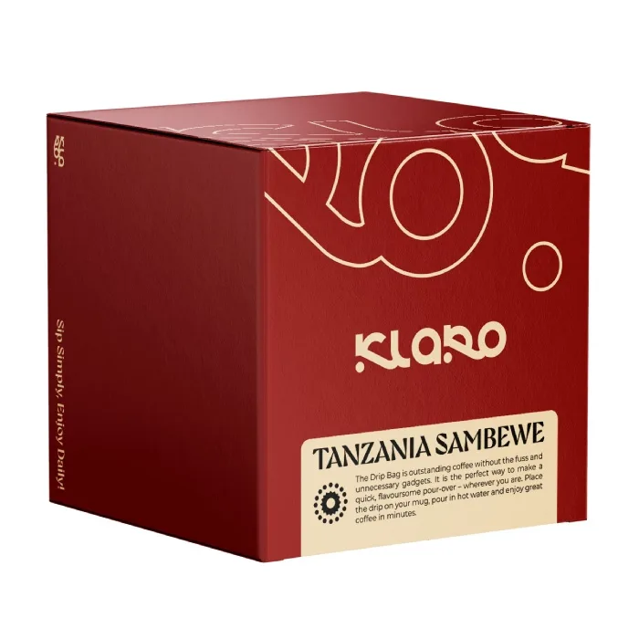 Кофе в дрип-пакетах Klaro Tanzania Sambewe 8х11 г