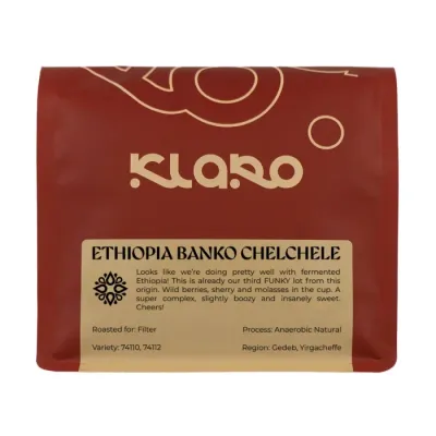 Кофе в зёрнах Klaro Etiopia Banko Chelchele 250 г