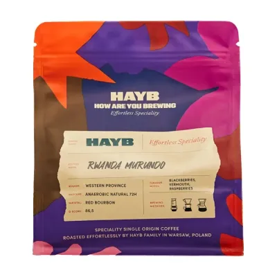 Кофе в зёрнах HAYB Rwanda Murundo 250 г
