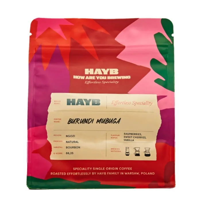 Кофе в зёрнах HAYB Burundi Mubuga 250 г