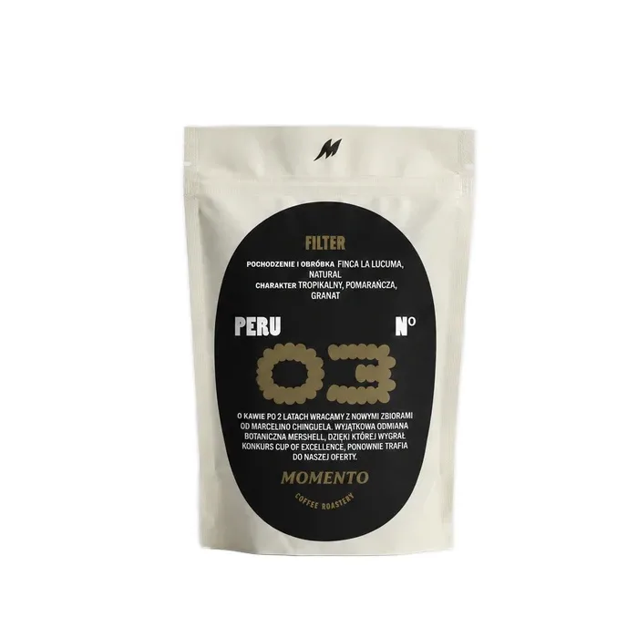 Кофе в зёрнах Momento Peru №3 Finca La Lucuma Natural 250 г