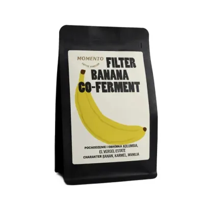 Кофе в зёрнах Momento Kolumbia Co-Ferment Banana 200 г