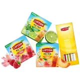 Набор чая Lipton Ice Tea 3 упаковки со стеклянными трубочками — фото 1