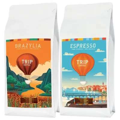Набор кофе в зёрнах Trip Coffee Brazylia 1 кг + Espresso 1 кг