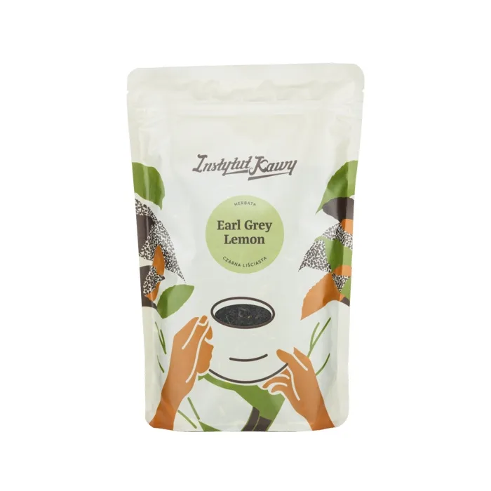 Черный чай Instytut Kawy Earl Grey Lemon досыпка 200г