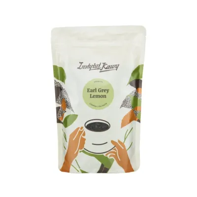 Черный чай Instytut Kawy Earl Grey Lemon досыпка 200г