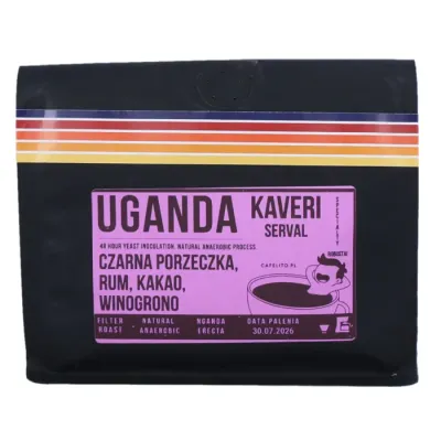 Кофе в зёрнах Cafelito Уганда Кавери Серваль OMG робуста, 250 г