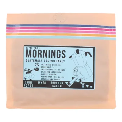 Кофе в зёрнах Cafelito Mornings Гватемала Лос-Вулканес, 250 г