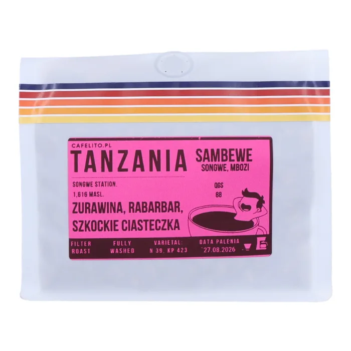 Кофе в зёрнах Cafelito Танзания Самбеве, 250 г