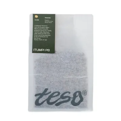 Кофе в зёрнах Teso Tanzania Itumpi PB, светлая обжарка, для фильтра, 250 г