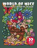 Раскраска по номерам Sunlife Drawing — Мир мышей в стиле витража: 30 рисунков, 78 стр. — фото 1