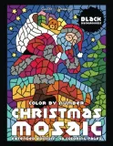 Раскраска по номерам Sunlife Drawing — Christmas Mosaic: рождественская мозаика на чёрном фоне, 104 стр. — фото 2