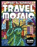 Раскраска по номерам Sunlife Drawing — Travel Mosaic: достопримечательности на чёрном фоне, 55 стр. — фото 3