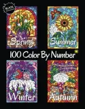 Раскраска по номерам Sunlife Drawing — Четыре времени года: 100 рисунков на чёрном фоне, 204 стр. — фото 2