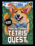 Раскраска по номерам Sunlife Drawing — Tetris Quest на чёрном фоне, 54 стр. — фото 1