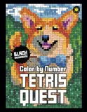 Раскраска по номерам Sunlife Drawing — Tetris Quest на чёрном фоне, 54 стр. — фото 2