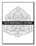 Раскраска по номерам Jade Summer — Мандалы, для взрослых, 110 стр. — фото 4