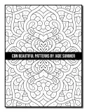 Раскраска по номерам Jade Summer — Красивые узоры, для взрослых, 110 стр. — фото 6