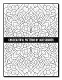 Раскраска по номерам Jade Summer — Красивые узоры, для взрослых, 110 стр. — фото 7