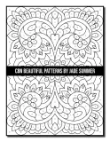 Раскраска по номерам Jade Summer — Красивые узоры, для взрослых, 110 стр. — фото 8