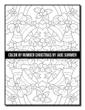 Раскраска по номерам Jade Summer — Рождество, для взрослых, 110 стр. — фото 4